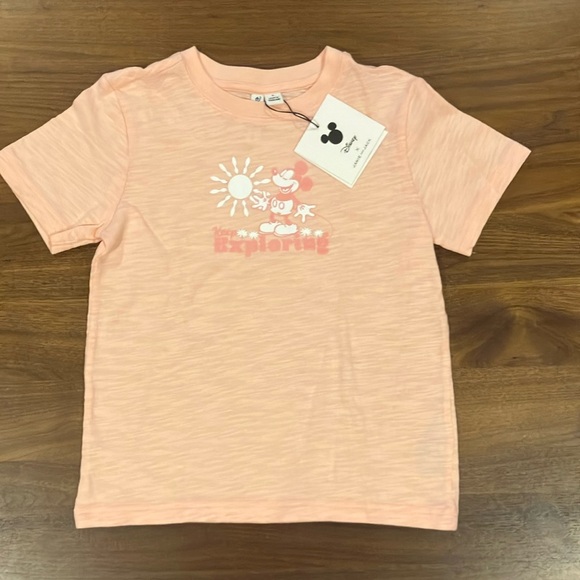 NWT - DISNEY MICKEY MOUSE EXPLORER TEE (PEACH) - Picture 3 of 7